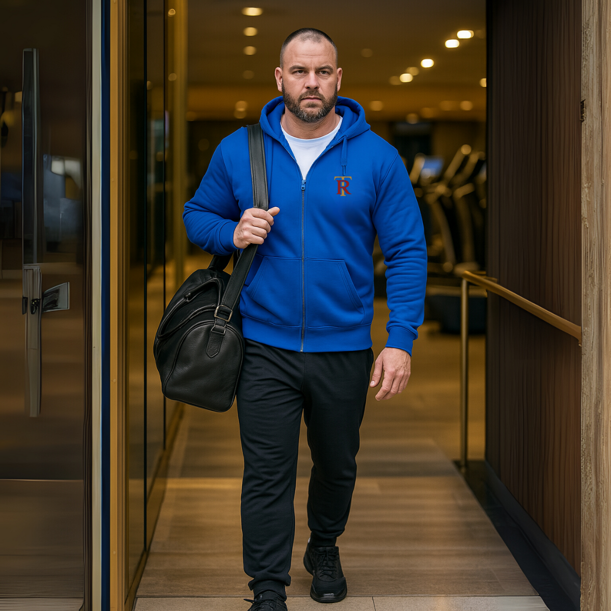 Men's Premium Cotton Zip-Up Hoodie
