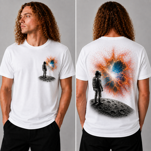 Astronaut print top