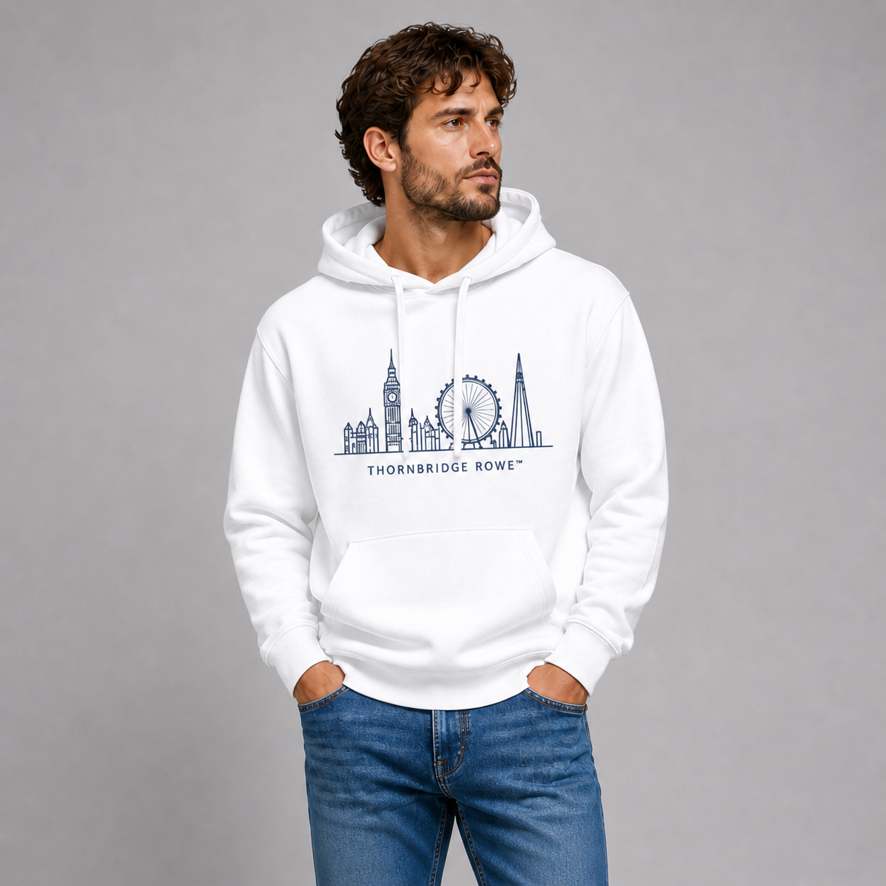 Thornbridge Rowe London Skyline Hoodie