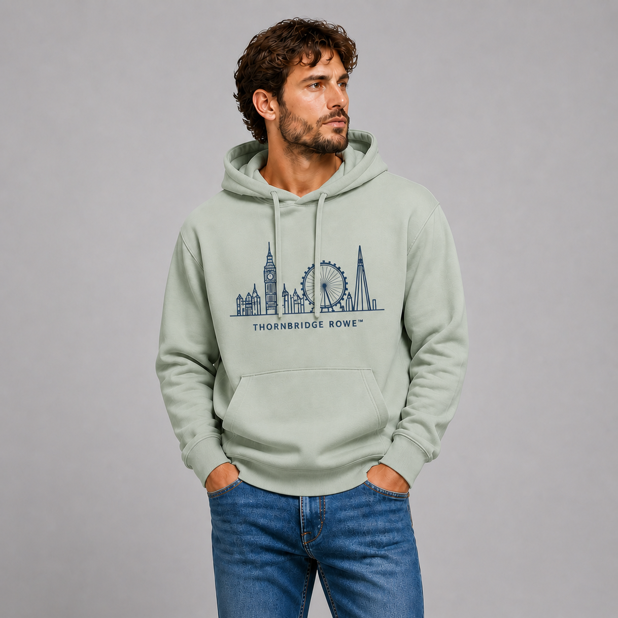 Thornbridge Rowe London Skyline Hoodie