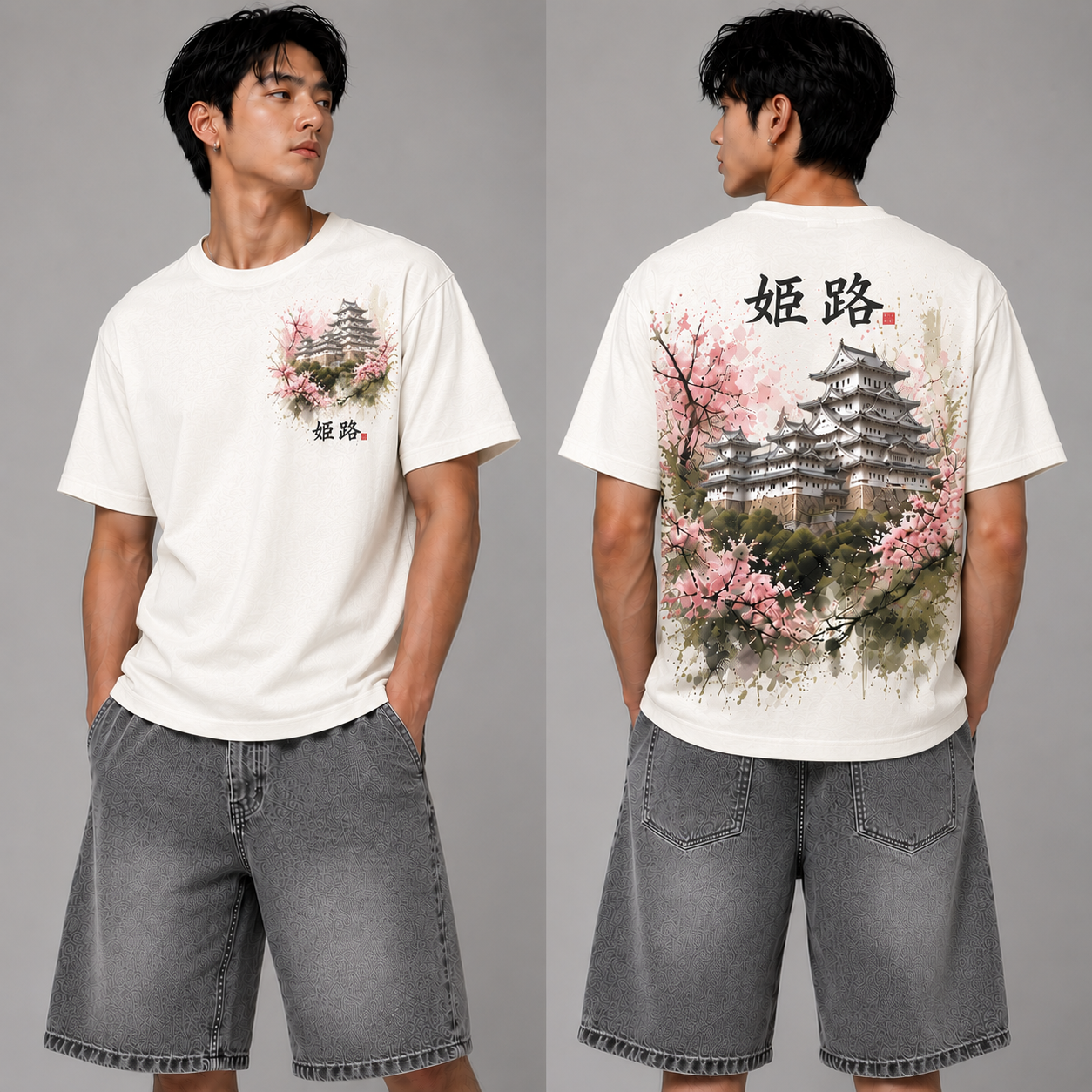 himeji print top