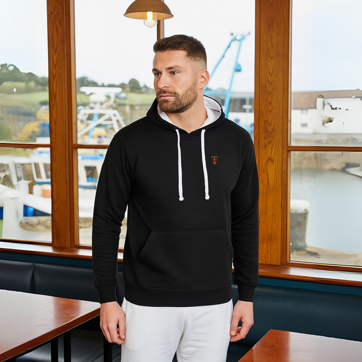 Mens Premium Mixed Colour Pouch Pocket Hoodie