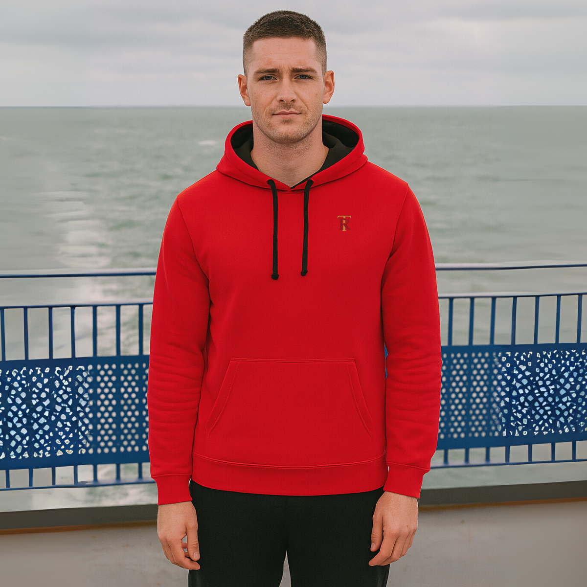 Mens Premium Mixed Colour Pouch Pocket Hoodie