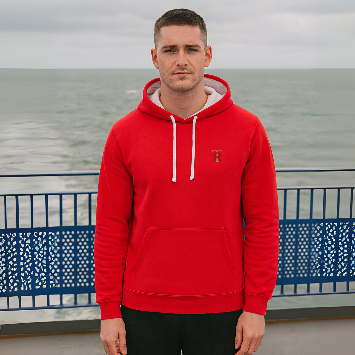 Mens Premium Mixed Colour Pouch Pocket Hoodie