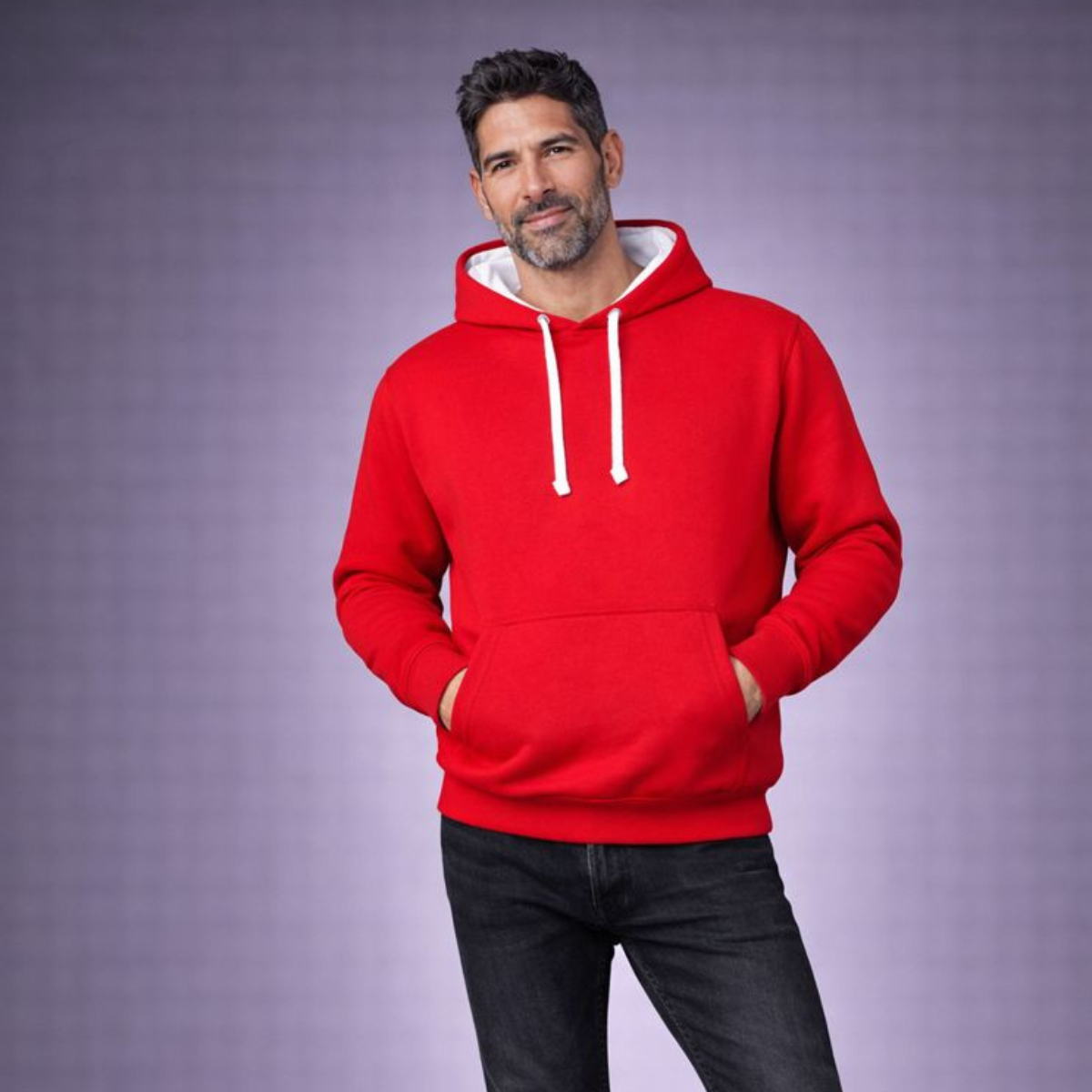 Mens Premium Mixed Colour Pouch Pocket Hoodie