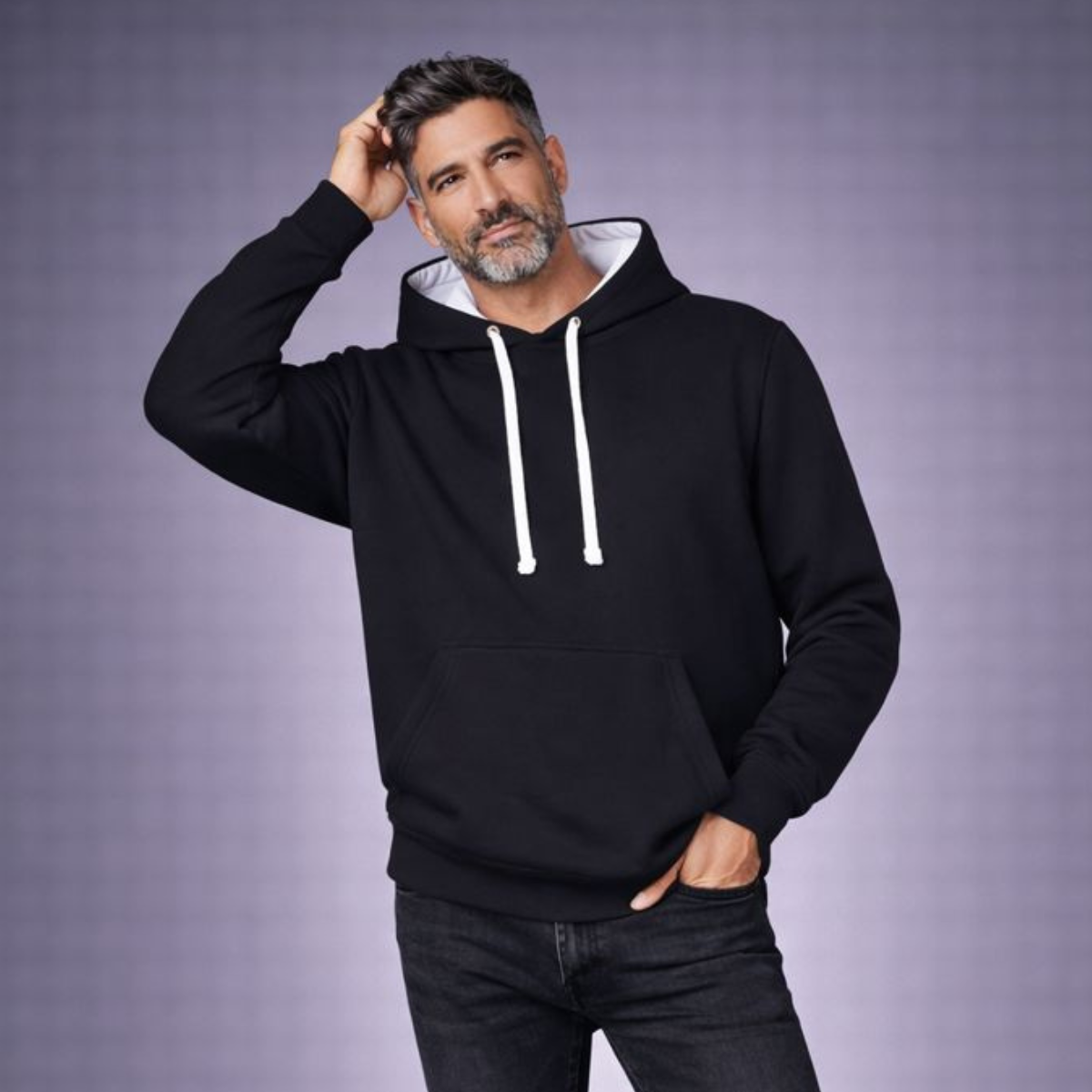 Mens Premium Mixed Colour Pouch Pocket Hoodie