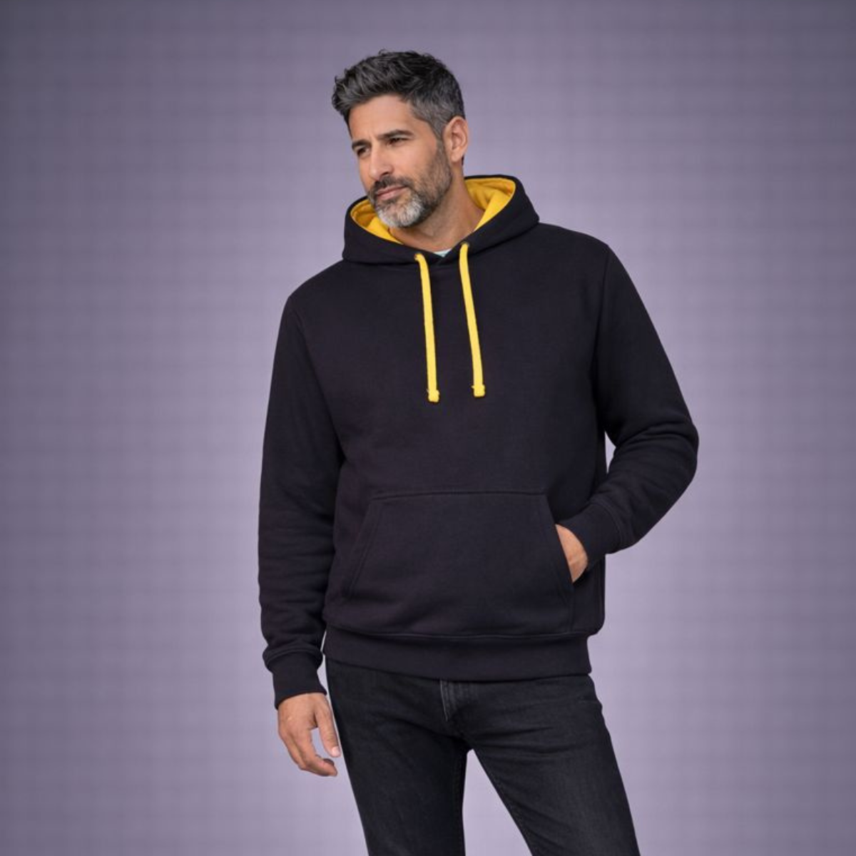 Mens Premium Mixed Colour Pouch Pocket Hoodie
