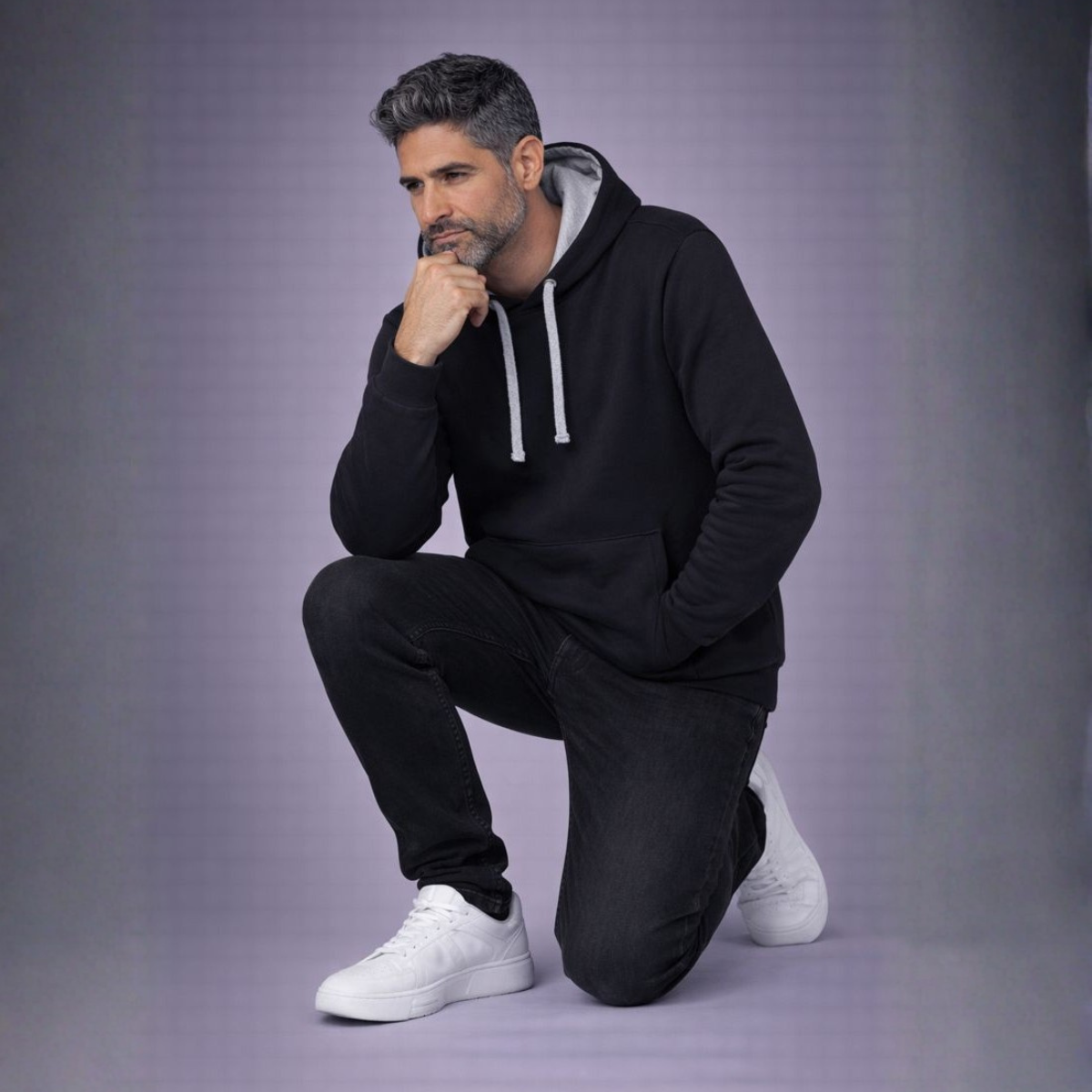 Mens Premium Mixed Colour Pouch Pocket Hoodie