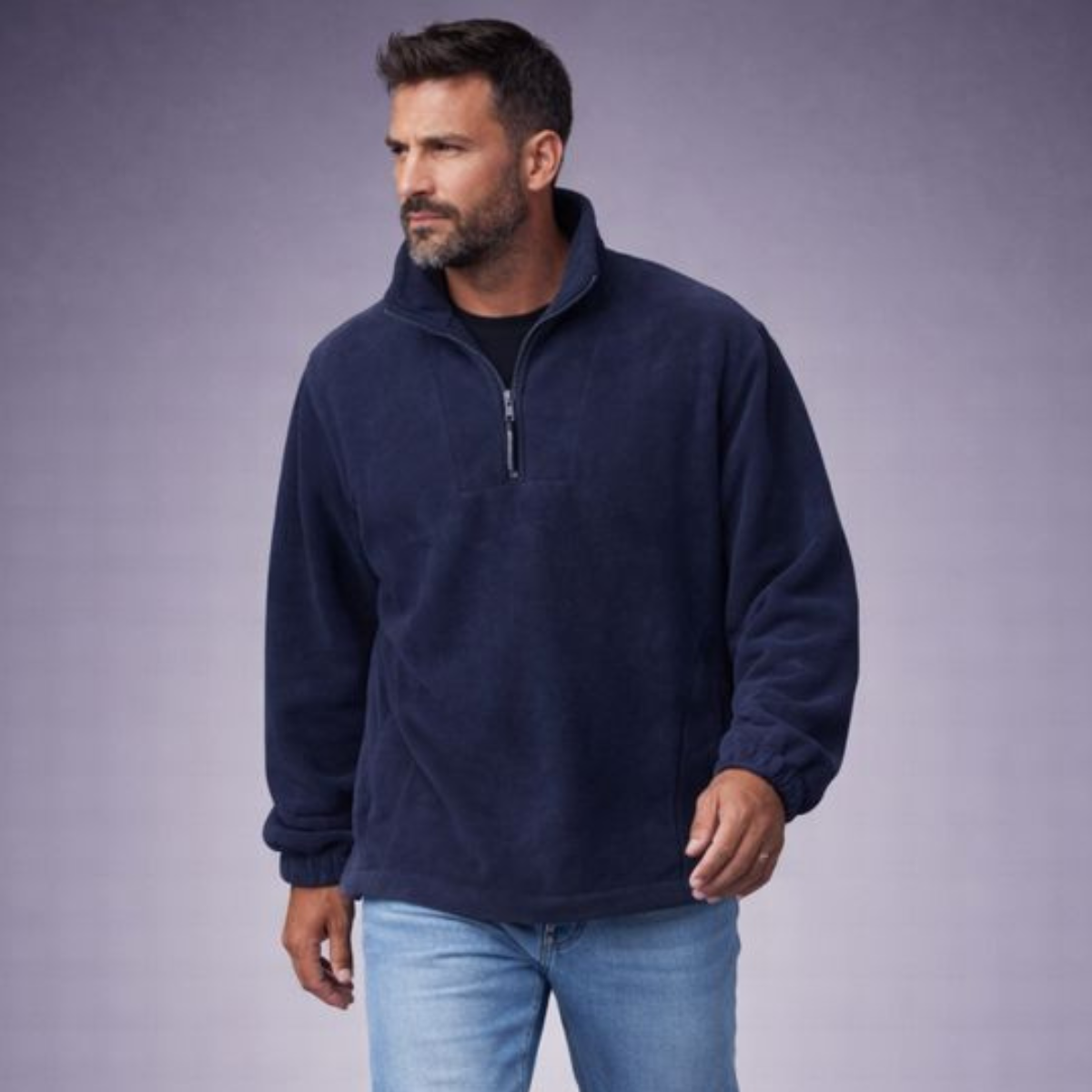 Thermal Layer 1/4 Zip Fleece Sweatshirt