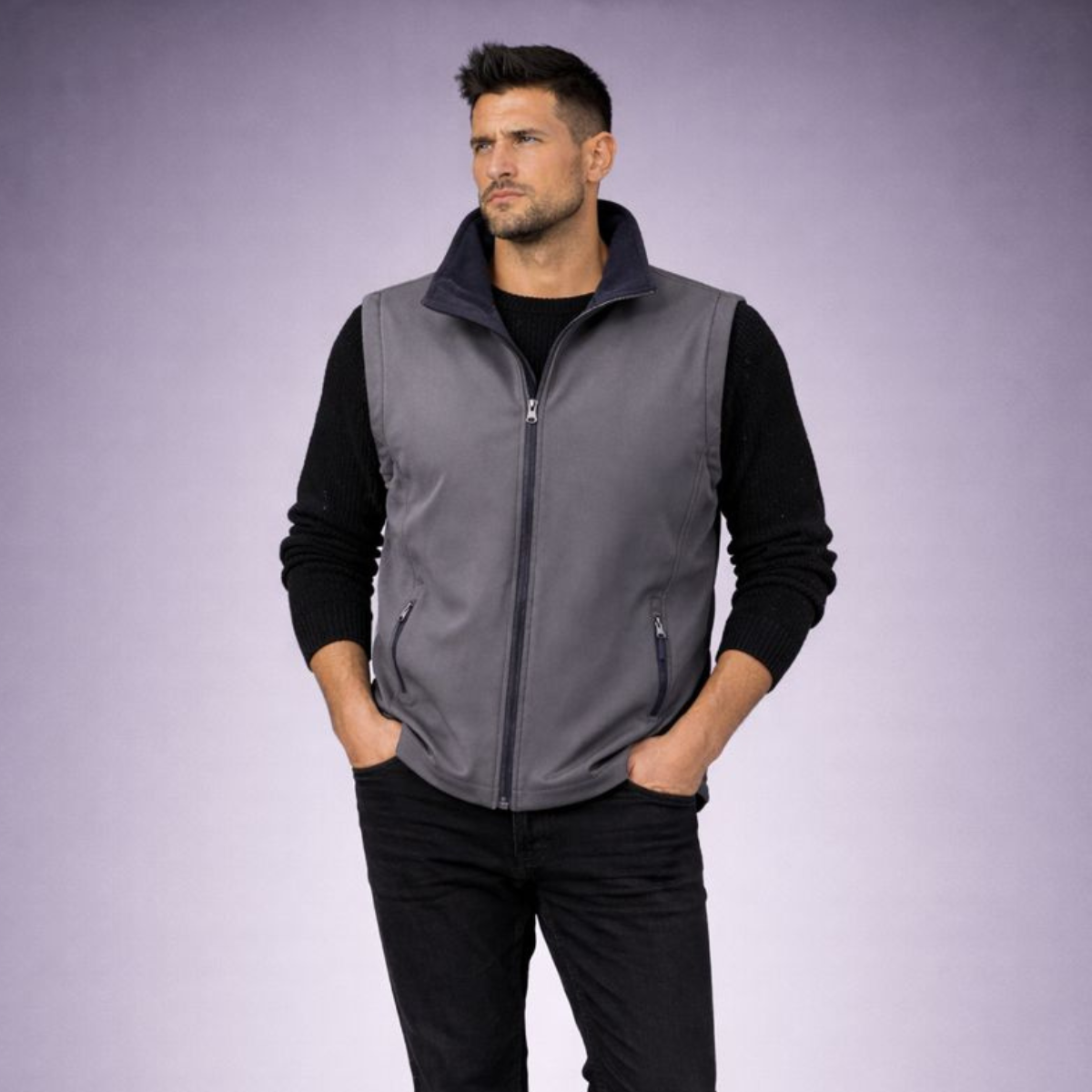 Soft Shell Fleece Inner Zip-Up Gilet