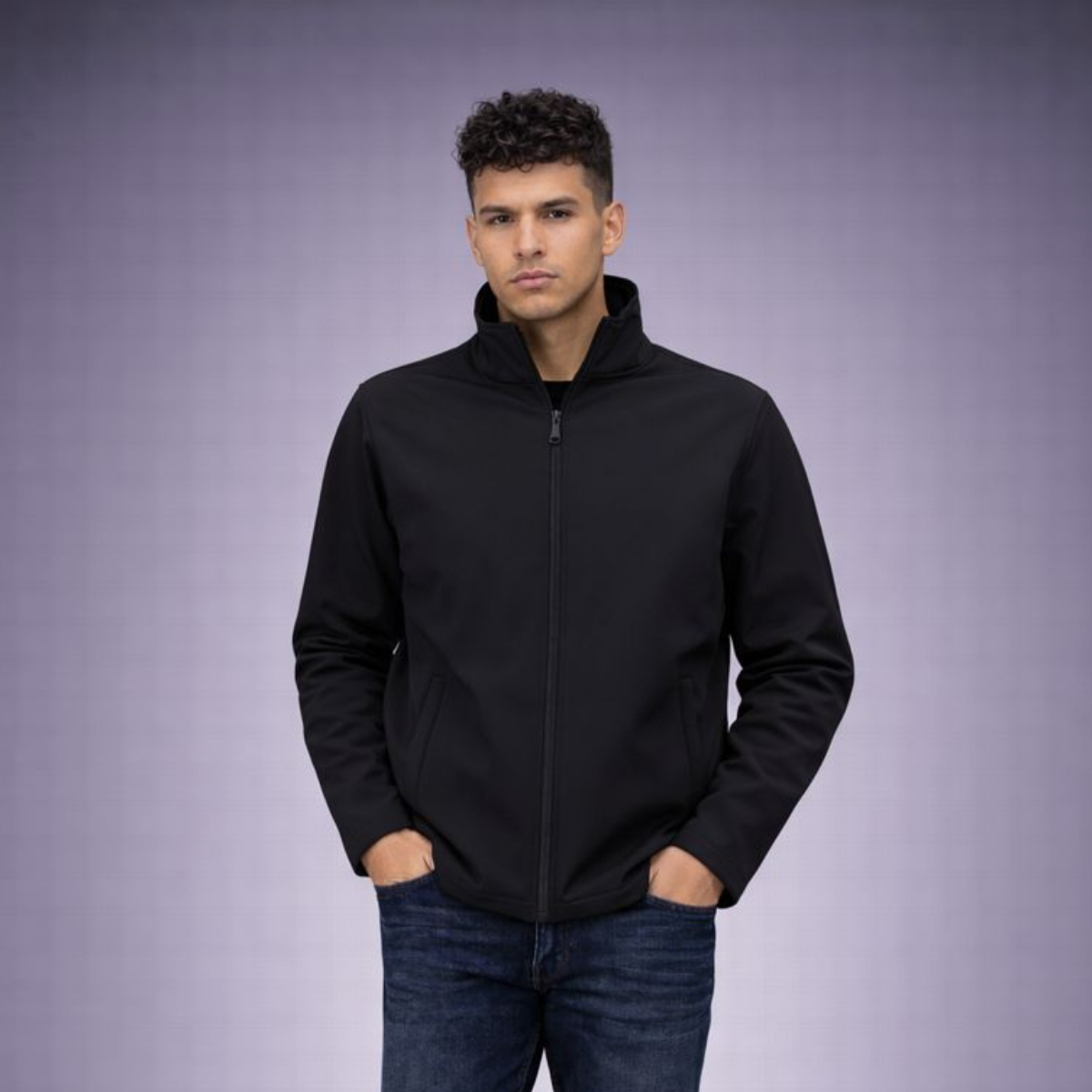Soft Shell Zip Up Jacket