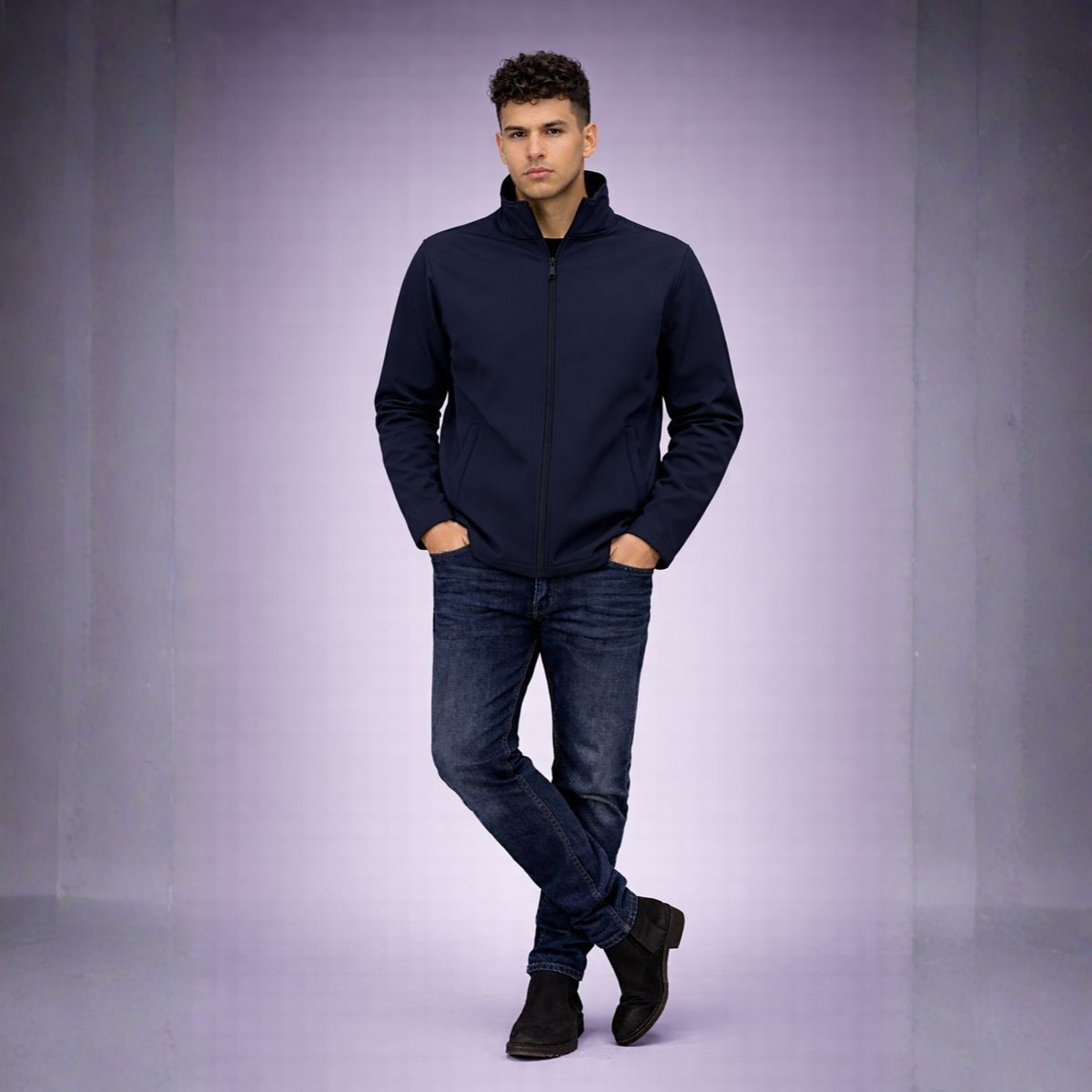 Soft Shell Zip Up Jacket