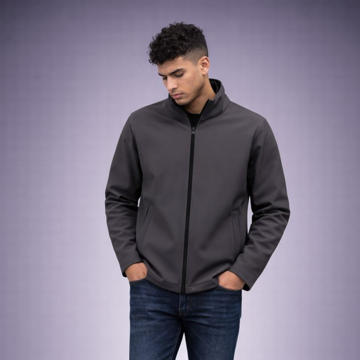 Soft Shell Zip Up Jacket