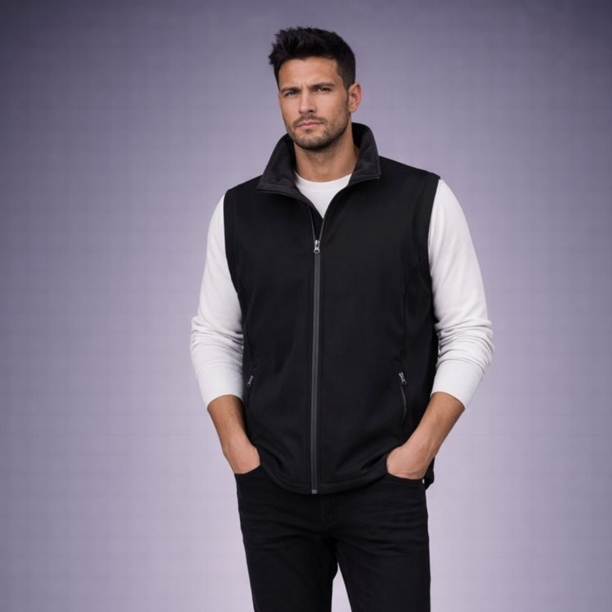 Soft Shell Fleece Inner Zip-Up Gilet